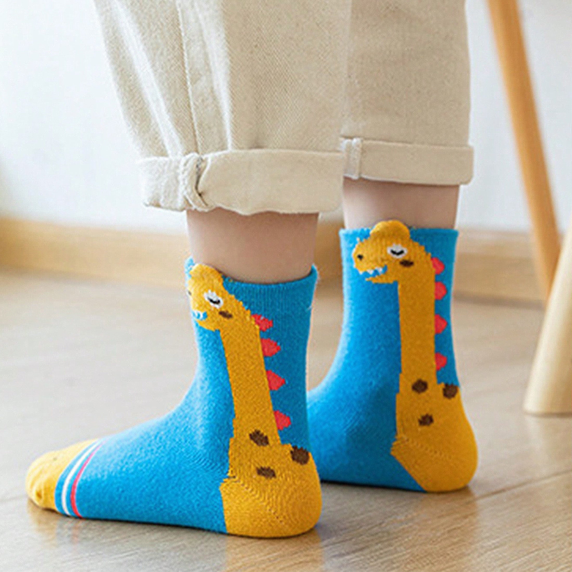 Dino Adventure Kids Socks - For Comfort and Playfulness
