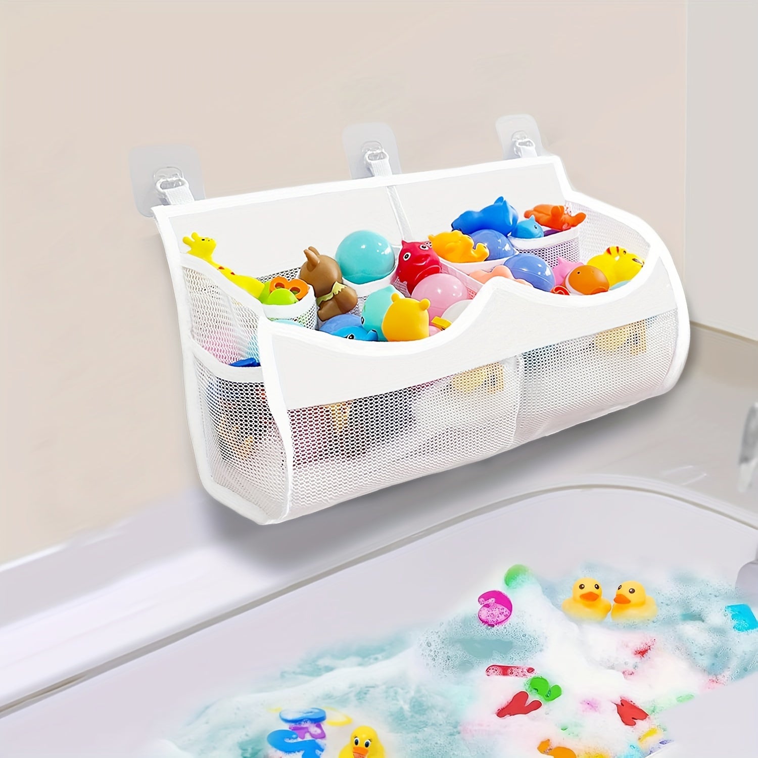 Mesh Bath Toy Organizer - Perfect for Tidiness