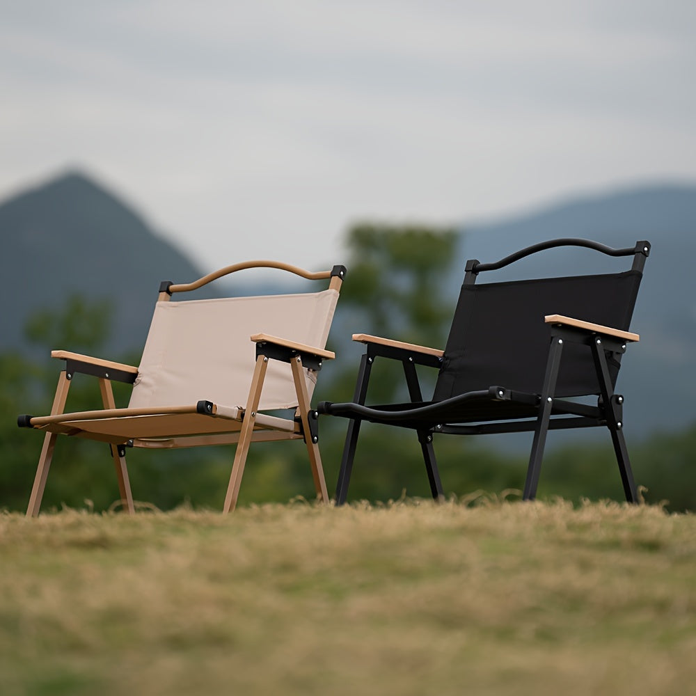 Portable Foldable Camping Chair – Sturdy Aluminum Frame and Comfortable Seat
