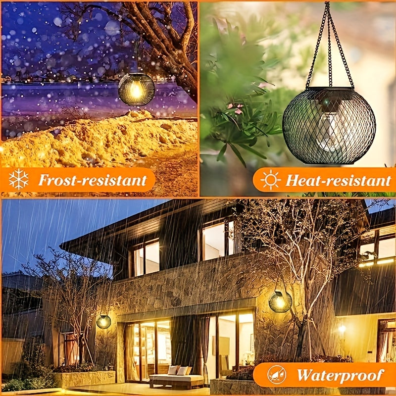 Wooden Solar Garden Lantern – Ideal for Evening Lighting in the Garden