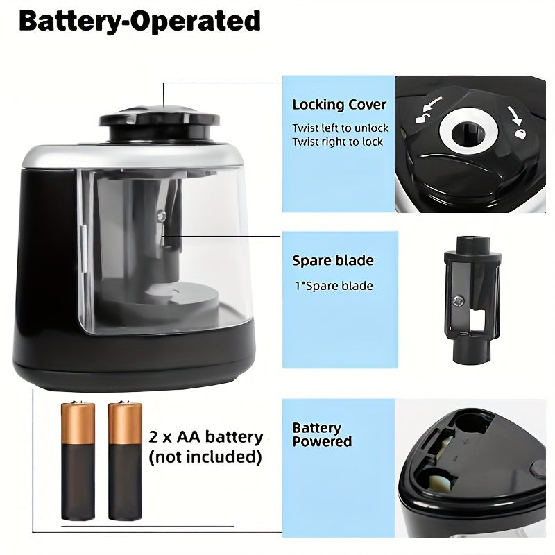 SharpPoint Electric Sharpener – Super Fast and Accurate Pencil Sharpening