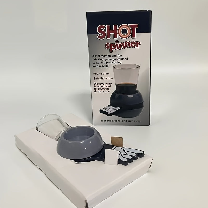 Spin the Arrow Shot Glass Game – The Ultimate Drinking Game for Parties