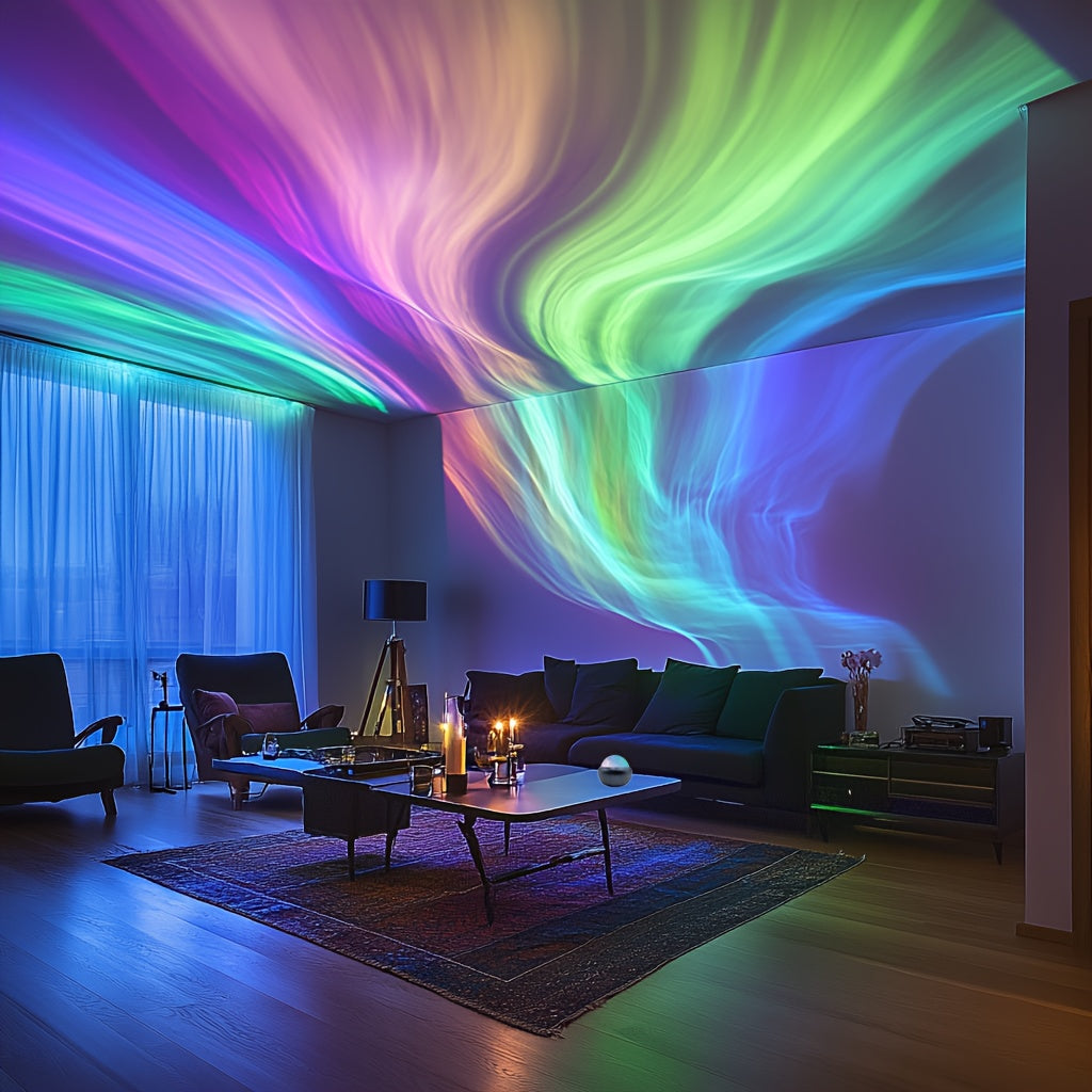 Magical Light Show Projector - Enchanting Colorful Starry Sky Effect