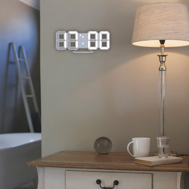 Smart 3D Digital Clock – Modern Design for Your Nightstand