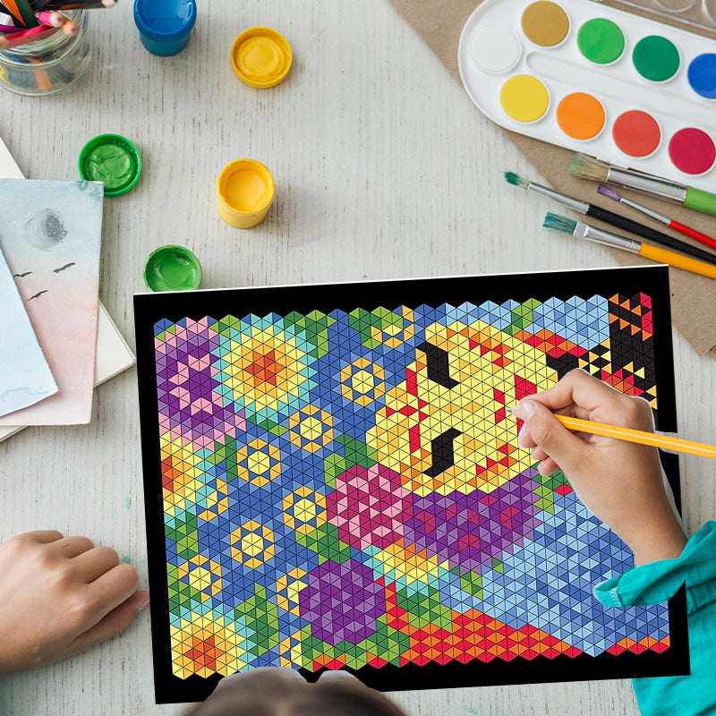 Colorful Creative Paint by Numbers Book - For relaxation and fun