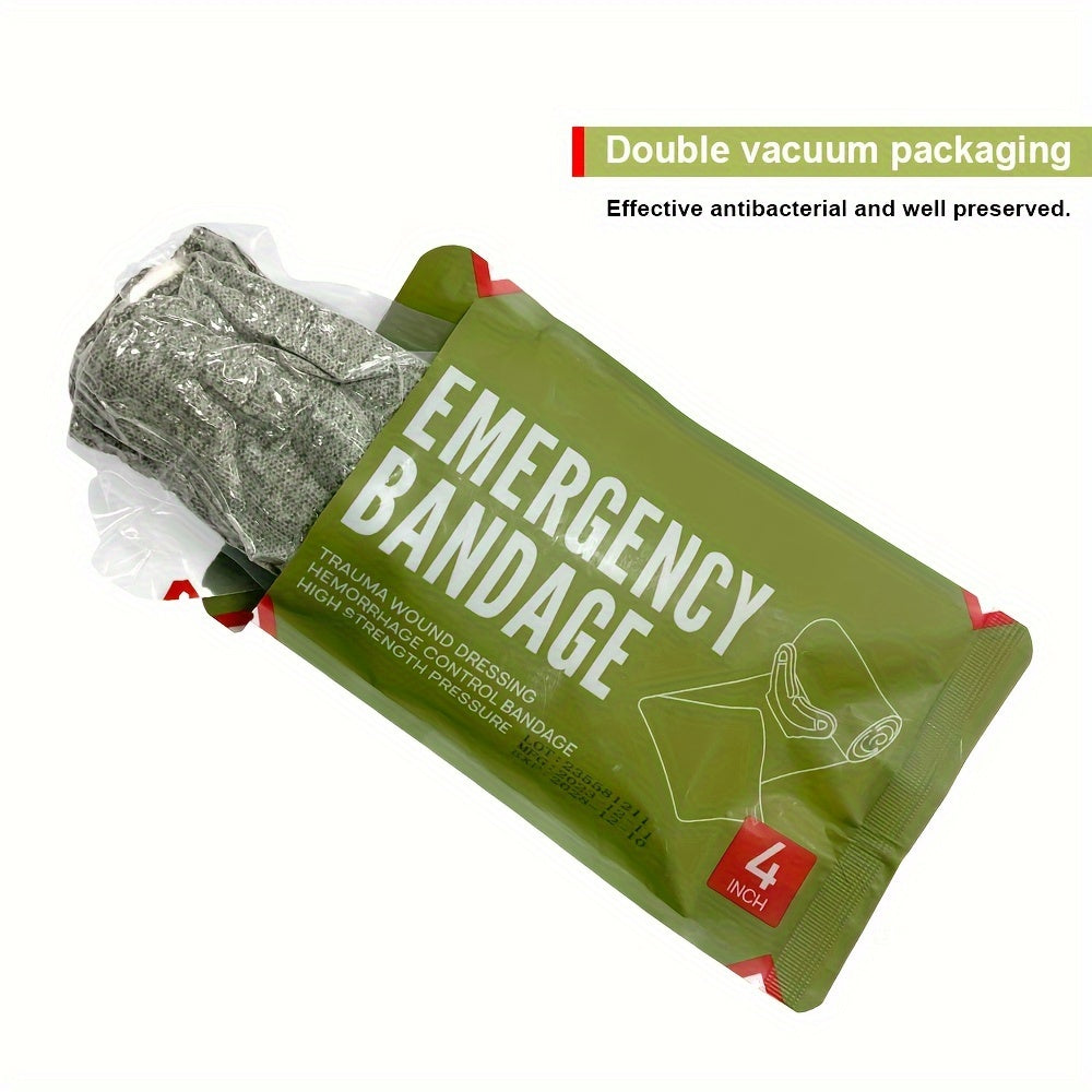 Elastic First Aid Bandage with Sterile Wound Pad – Universally Suitable for Outdoor and Home Use