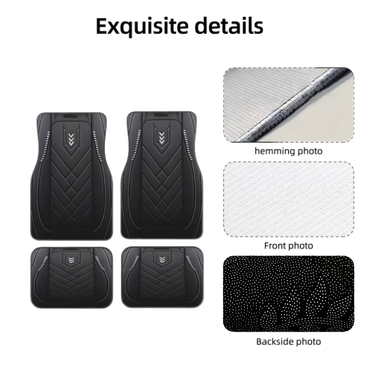 Universal Car Floor Mats – Non-Slip and Washable for All Seasons