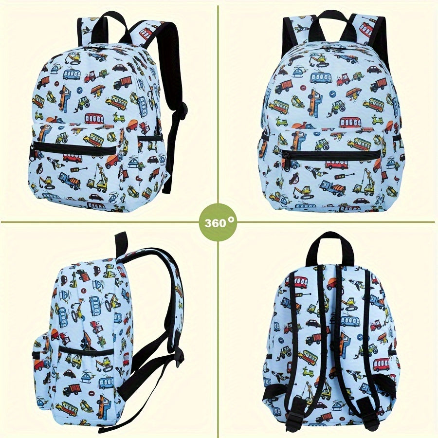 Cheerful Car Backpack for Kids - For Adventurous School Days