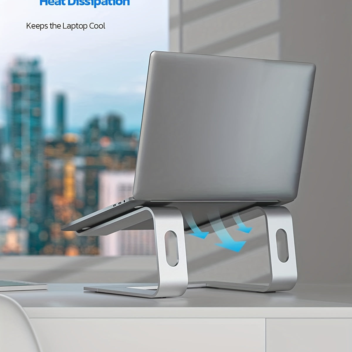 ErgoLift Laptop Stand – Elevated Working with Style and Stability