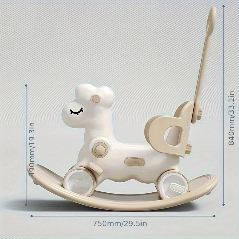 2-in-1 Baby Rocking Horse and Balance Bike - Safe and Fun Toy