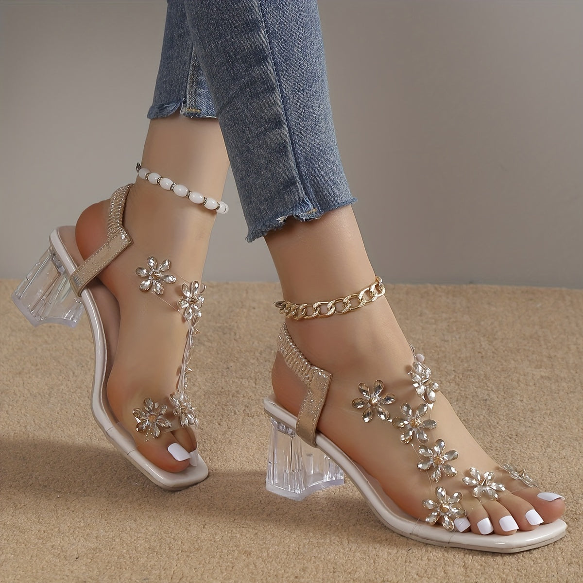 Flower Festival Sandals for Women - Airy and Chic for Sunny Days