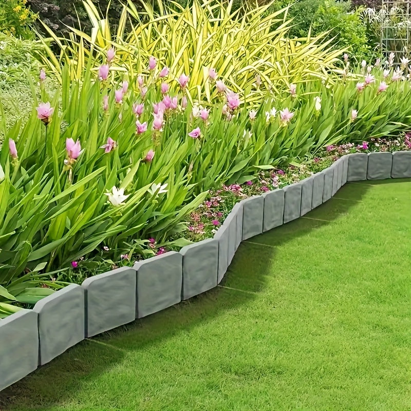 Stone Look Garden Edge Set – Practical and Decorative