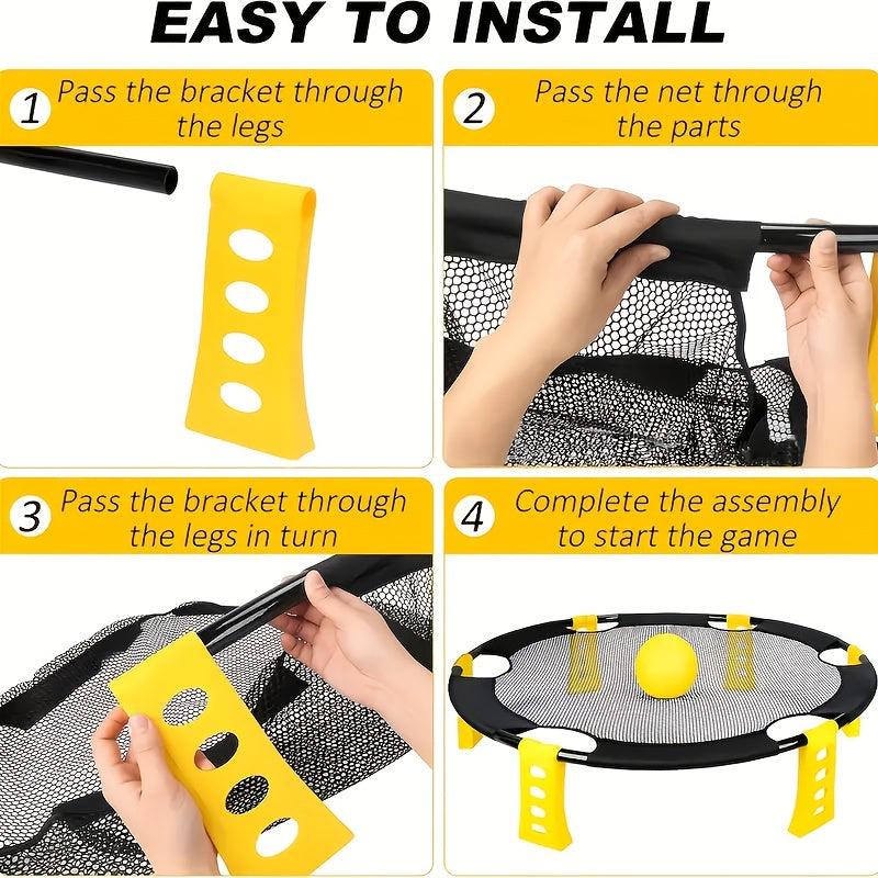 Dynamic Mini Volleyball Net – Compact and Suitable for Any Playing Location