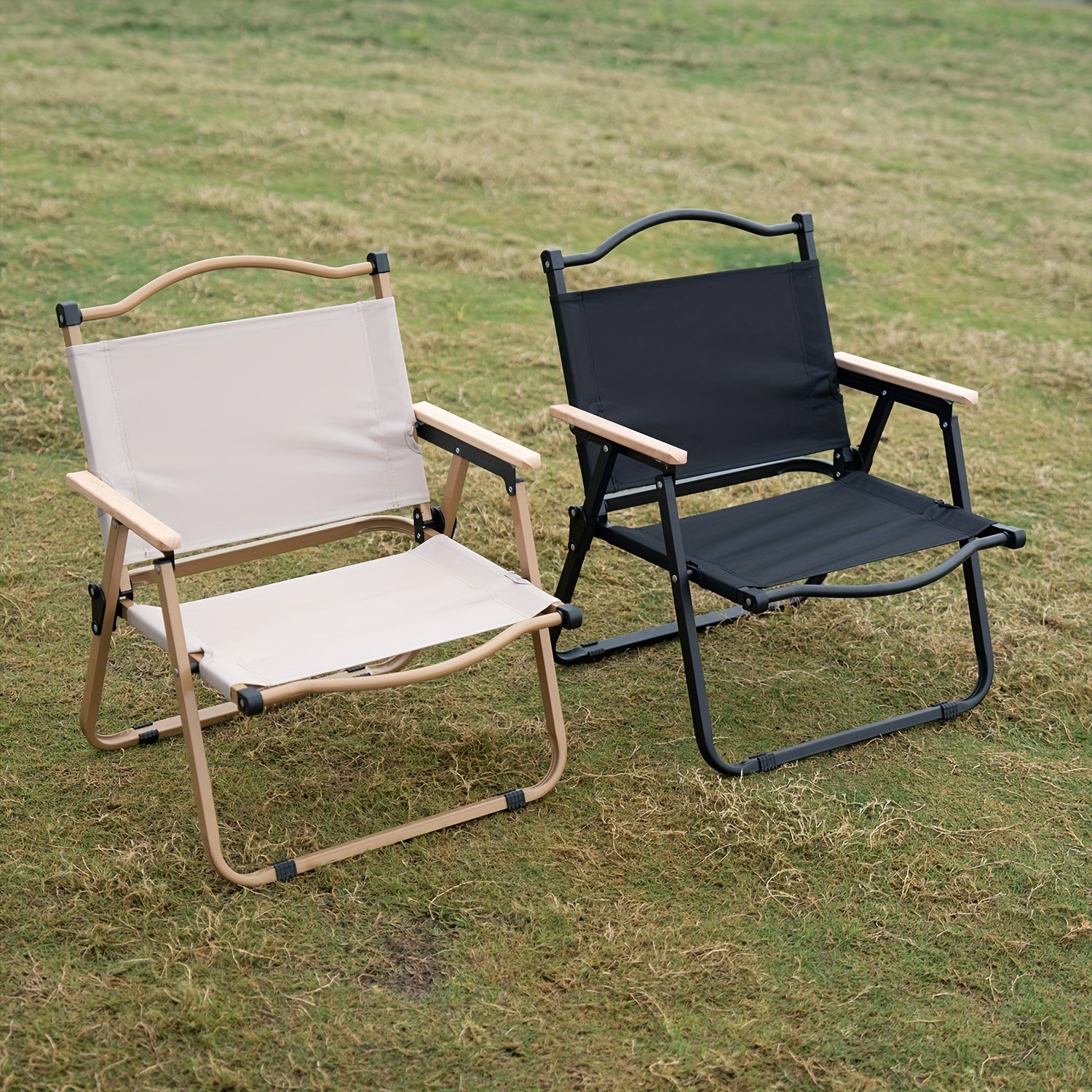 Portable Foldable Camping Chair – Sturdy Aluminum Frame and Comfortable Seat