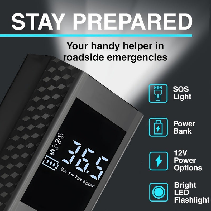AirSmart Portable Tire Pump – Compact and Efficient