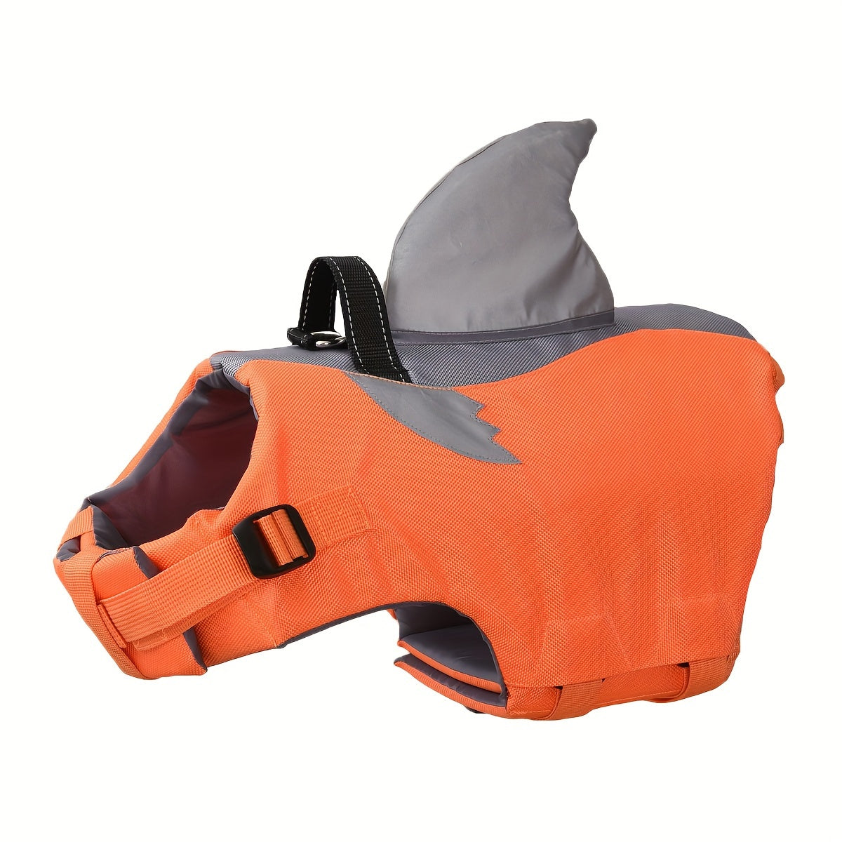 Reflective Shark Dog Swim Vest – Safety Vest for Pets with Handle and Adjustable Straps