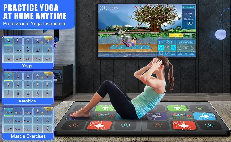 DanceMaster Interactive Dance Mat – Fitness & Fun for the Whole Family