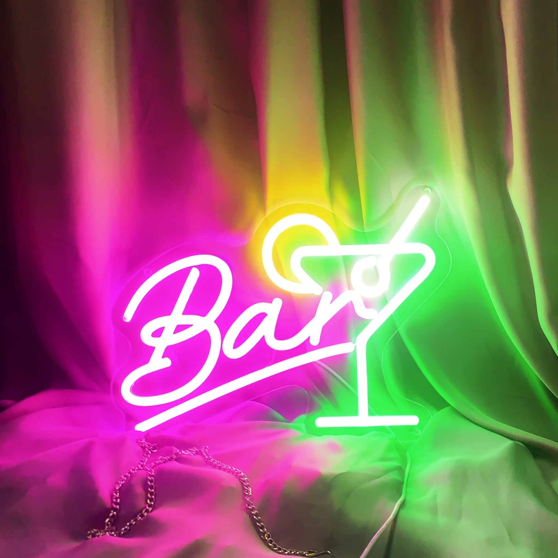 Dimmable LED Neon Bar Sign – USB Powered with Dimmer