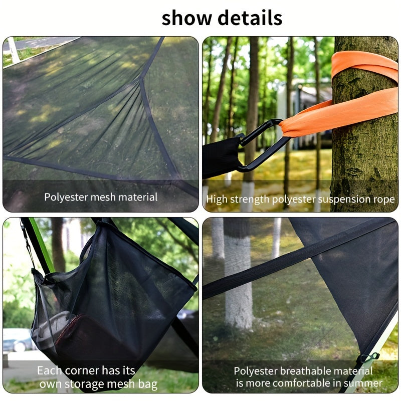 Outdoor Triangle Hammock – Spacious, Breathable, and Sturdy for Camping