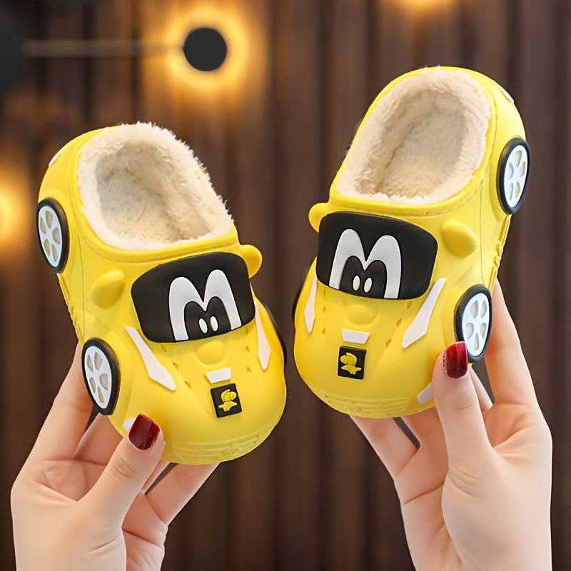 Joyful Car Slippers for Kids - Playful and Comfortable for Home