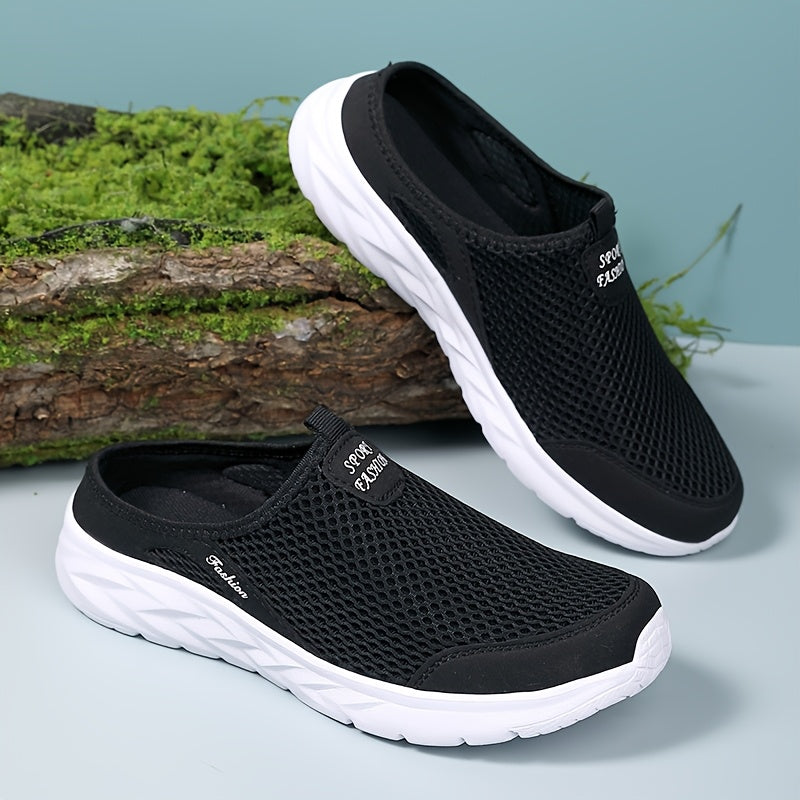 Men’s Breathable Slip-On Shoes – Lightweight Mesh Comfort