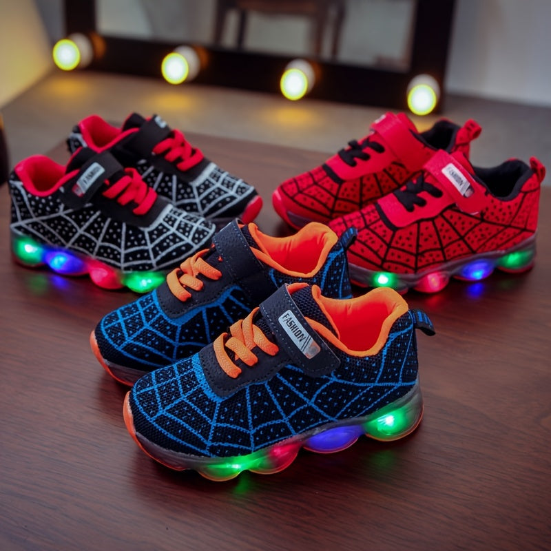 Spiderman Sneakers with LED for Kids - Adventure in Every Step