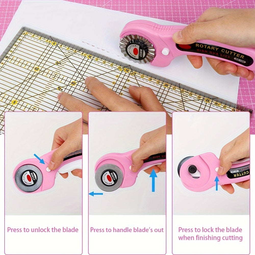 Rotary Cutter Set – Ideal for Sewing, Quilting, and DIY Projects