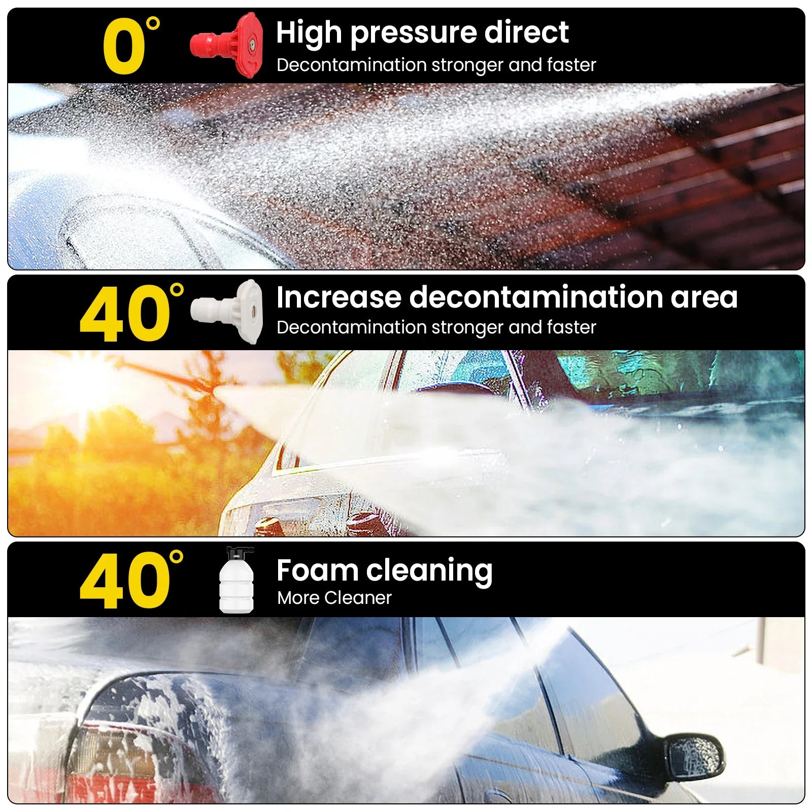 Wireless High-Pressure Cleaner – Powerful Cleaning with Lithium Battery and Convenient Functionality