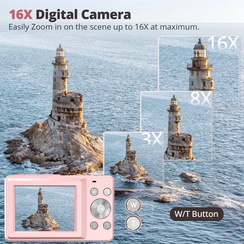 RetroSnap Digital Camera – Vintage Look with Modern Technology