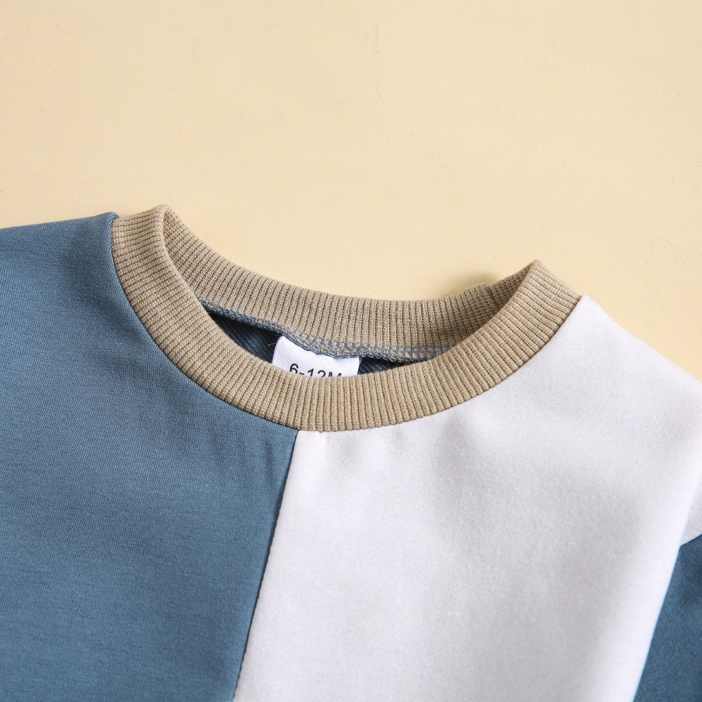 Trendy Boys Tracksuit – Comfortable Colour Block Design