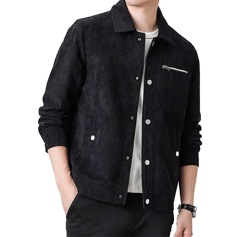 Modern Corduroy Coach Jacket – Stylish Layer for Men