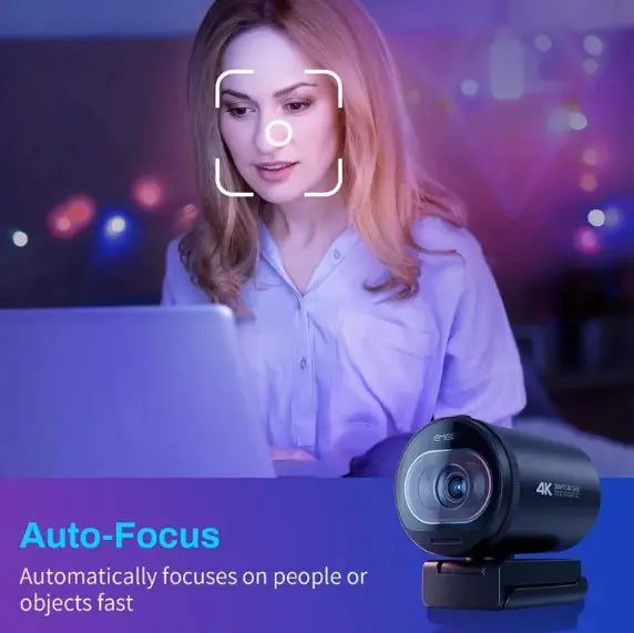 Crystal Clear 4K HD Webcam – Professional Streaming Quality