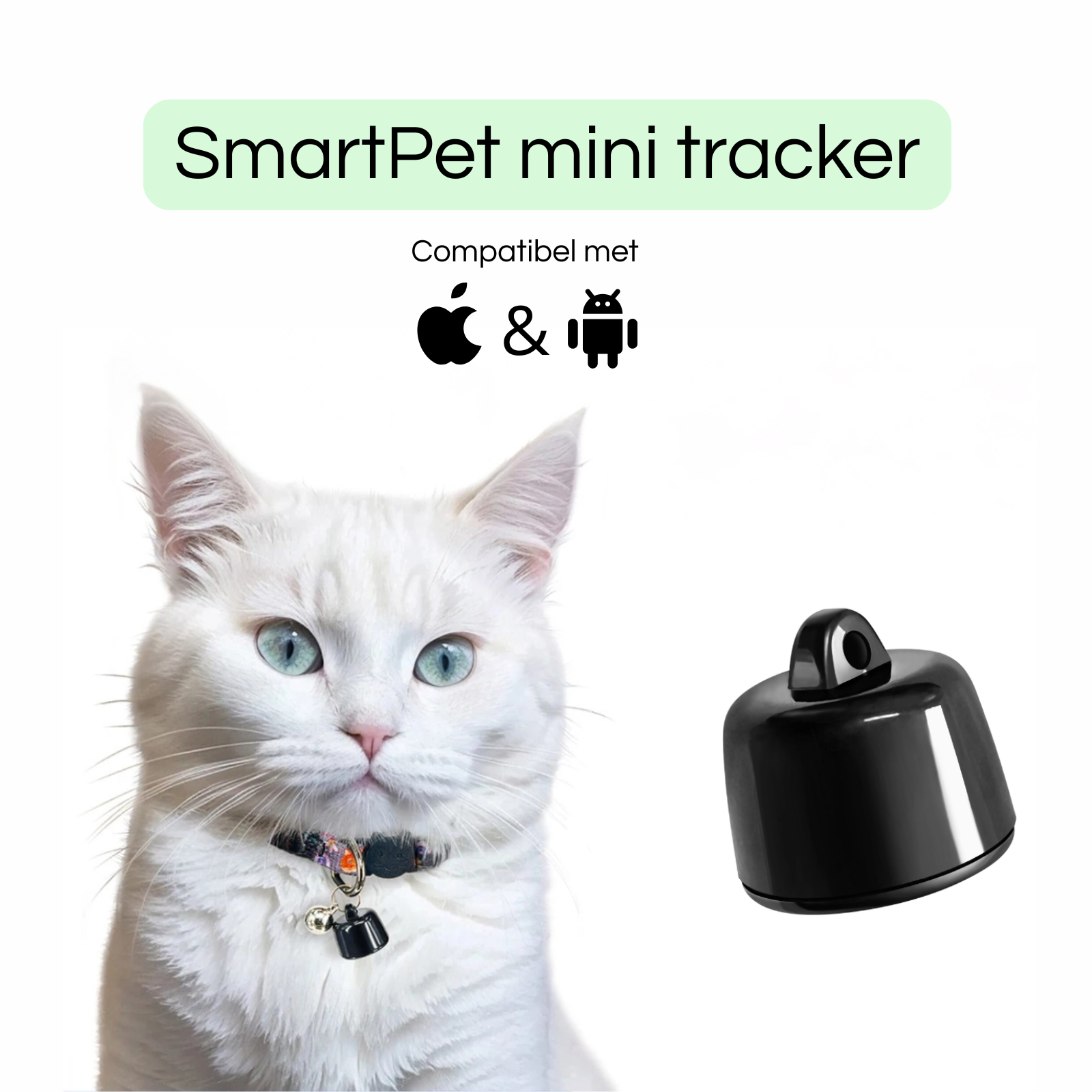 PetTrace Mini Tracker – Bluetooth Locator for Cats, Dogs and Small Pets