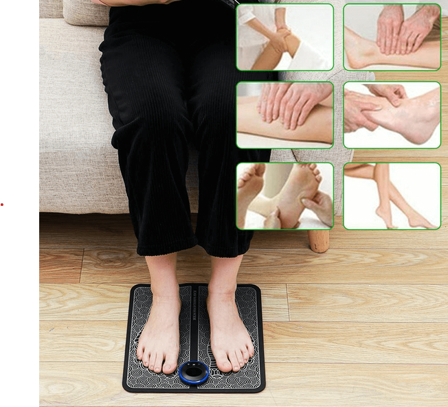 CirculatoryBoost Foot Massage Mat – EMS Technology for Relaxation and Recovery