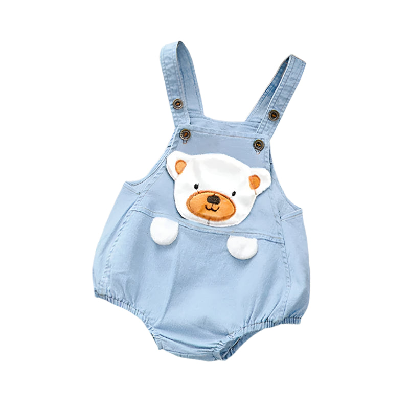 Adorable Bear - Print Baby Romper
