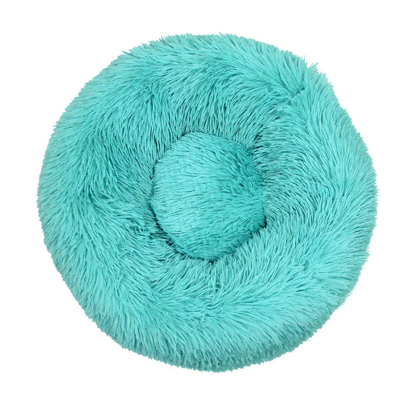 SnuggleNest Donut Bed – Soft and Soothing for Cats and Dogs