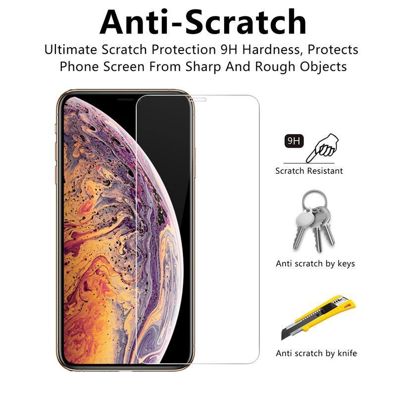 iPhone Tempered Glass Screen Protector – Full Protection