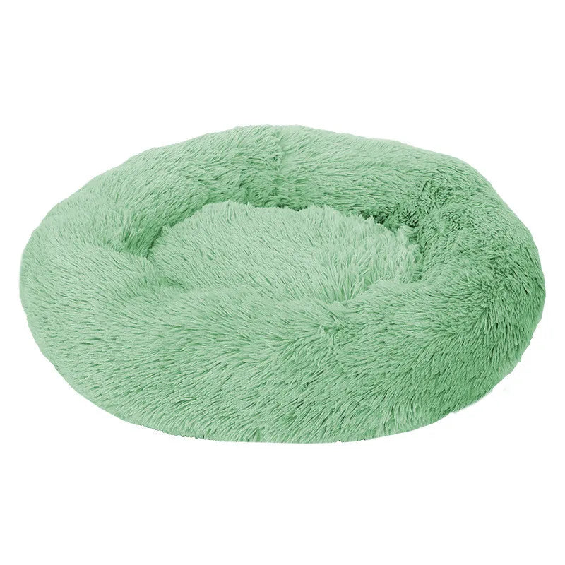 SnuggleNest Donut Bed – Soft and Soothing for Cats and Dogs