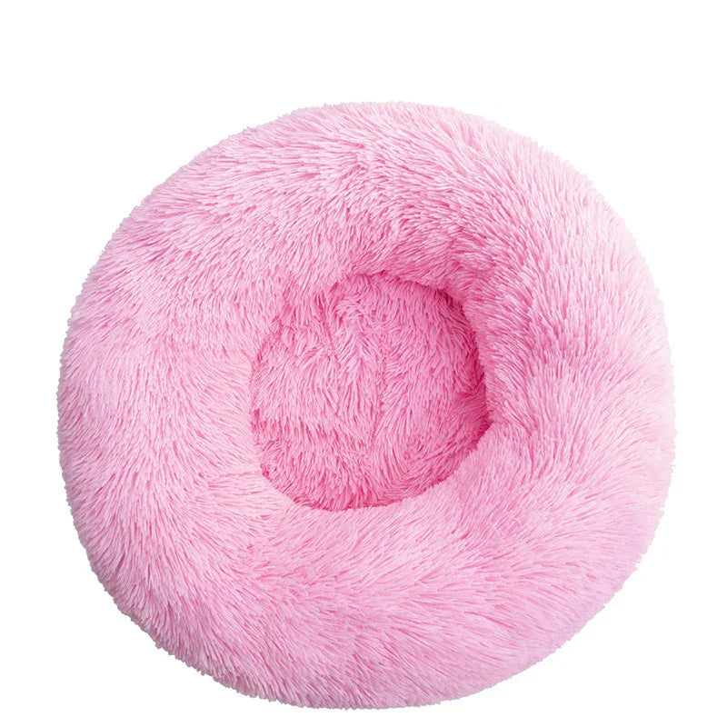 SnuggleNest Donut Bed – Soft and Soothing for Cats and Dogs