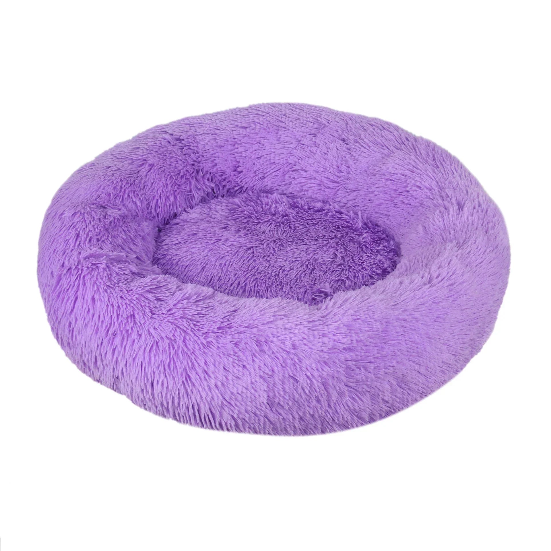 SnuggleNest Donut Bed – Soft and Soothing for Cats and Dogs