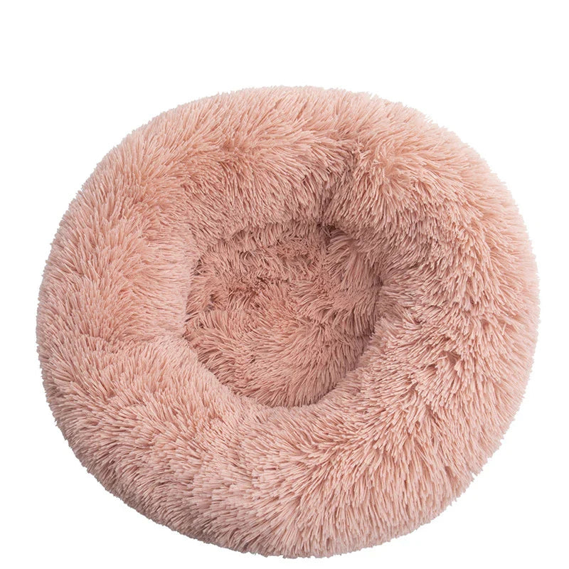 SnuggleNest Donut Bed – Soft and Soothing for Cats and Dogs