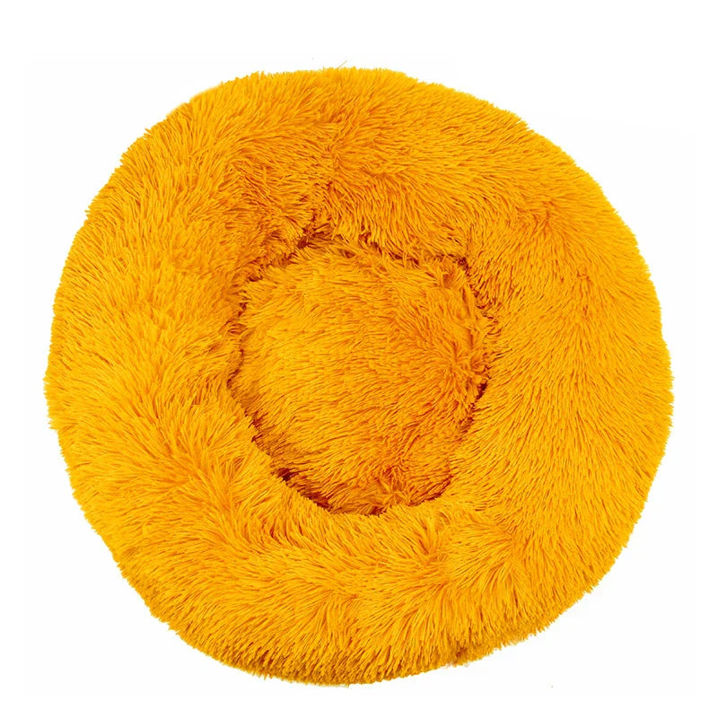 SnuggleNest Donut Bed – Soft and Soothing for Cats and Dogs