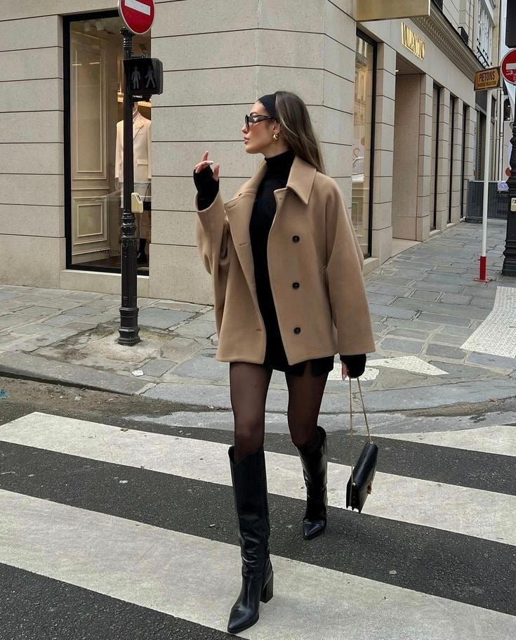 Modern Chic Coat - Elegant Oversized Coat for Stylish Days