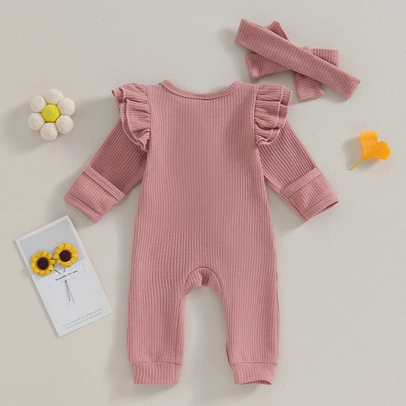 Sofie Ruffle Baby Suit – Soft Jumpsuit with Playful Details