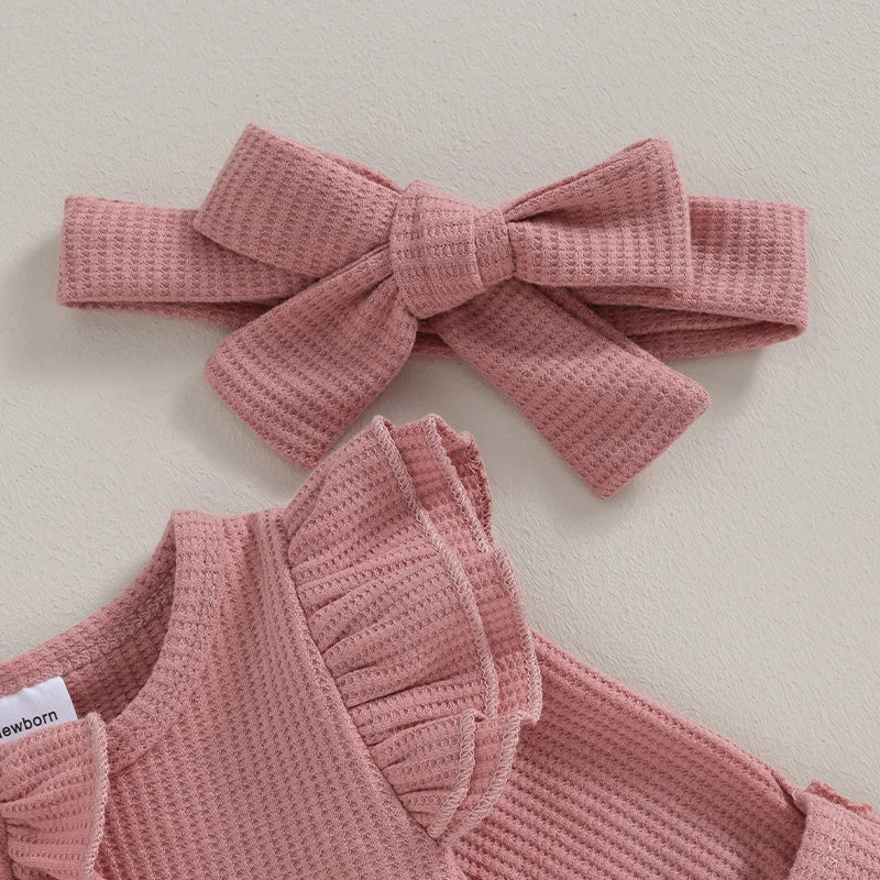 Sofie Ruffle Baby Suit – Soft Jumpsuit with Playful Details