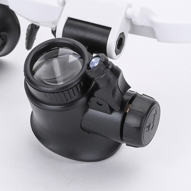 ProVision Magnifying Glass with LED – Clear and Adjustable