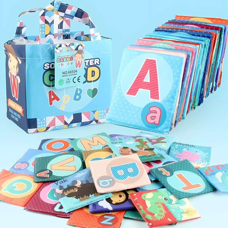 EduSoft Alphabet Cards – Soft, Educational and Playful