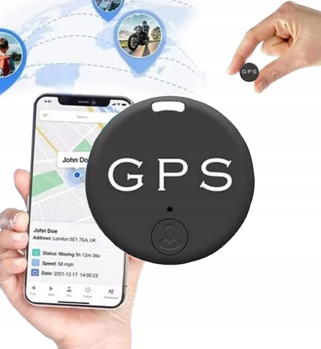 Mini GPS Tracker – Magnetic and Real-Time Tracking System