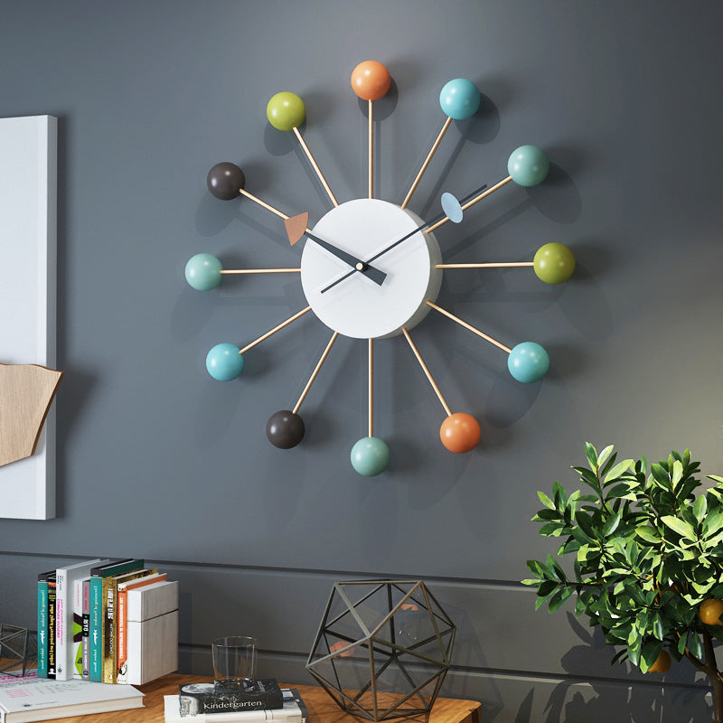 Modern Wall Clock with Dots – Stylish and Silent