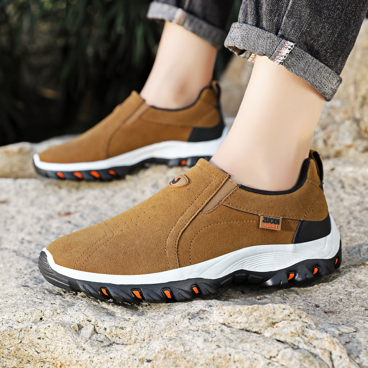 OrthoFlex Suede Orthopaedic Shoes – Durable Comfort for Men